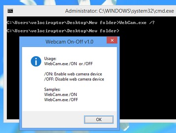 電腦攝像頭控制軟件 Webcam On Off 下載 v1.0 綠色版詳解