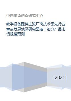 教學(xué)設(shè)備配件主流廠商技術(shù)領(lǐng)先、行業(yè)重點(diǎn)發(fā)展地區(qū)研究與細(xì)分產(chǎn)品市場規(guī)模預(yù)測(cè)及成果轉(zhuǎn)讓分析